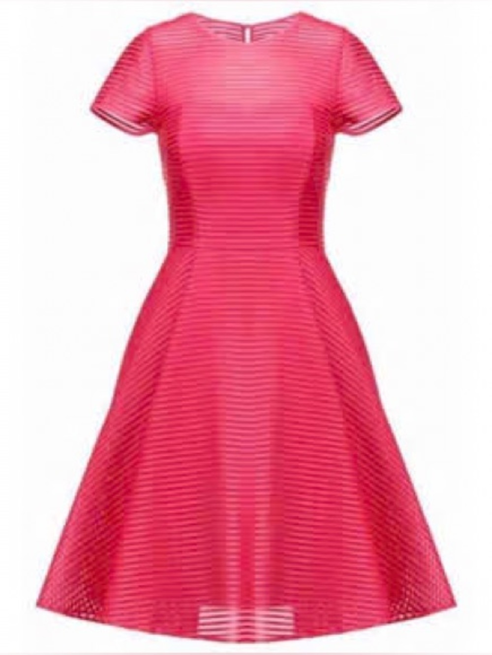 Ted Baker Illusion Stripe Fit & Flare Dress NWOT Sz 2 - Picture 1 of 5